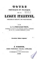 Cours théorique et pratique de la langue italienne