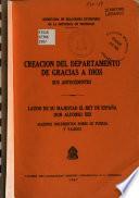 Creación del Departamento de Gracias a Dios