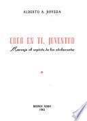 Creo en ti, juventud