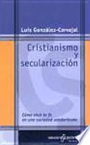 Libro Cristianismo y secularización