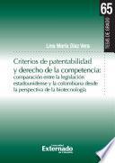 Criterios de patentabilidad y derecho de la competencia