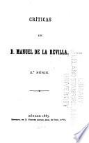 Críticas de D. Manuel de la Revilla