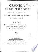Cronica de Don Pedro Niño, conde de Buelna