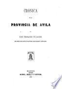Crónica de la provincia de Avila