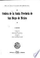 Crónica de la Santa Provincia de San Diego de México