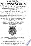 Crónica de los reyes de Castilla,Sancho el Deseado,Alonso VIII,Enrique I