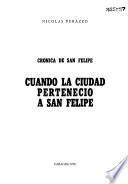 Crónica de San Felipe