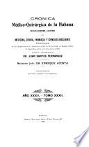 Crónica médico-quirúrgica de la Habana