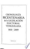 Cronología bicentenaria de la legislación electoral venezolana 1810-2009: 1959-1992