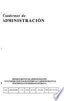 Cuadernos de administración