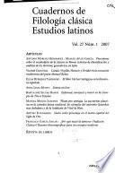 Cuadernos de filología clásica