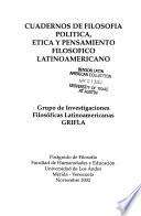 Cuadernos de filosofía política, ética y pensamiento filosófico latinoamericano