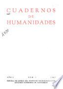 Cuadernos de humanidades