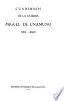 Cuadernos de la Cátedra Miguel de Unamuno