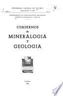 Cuadernos de mineralogía y geología