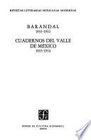 Cuadernos del Valle de México