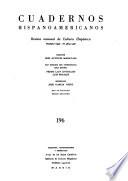 Cuadernos hispanoamericanos