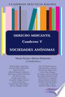 Cuadernos prácticos Bolonia. Derecho Mercantil. Cuaderno V. Sociedades Anónimas