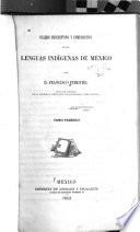 Cuadro descriptivo y comparativo de las lenguas indígenas de México