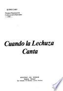 Cuando la lechuza canta