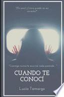 Cuando te conocí