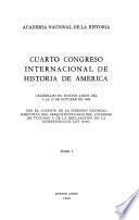 Cuarto Congreso Internacional de Historia de América, celebrado en Buenos Aires de 5 al 12 de octubre de 1966