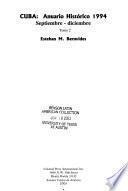 Cuba, anuario histórico
