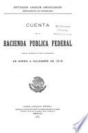 Cuenta de la hacienda pública federal