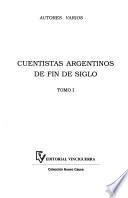 Cuentistas argentinos de fin de siglo