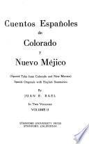 Cuentos españoles de Colorado y Nuevo Méjico