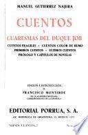 Cuentos, y Cuaresmas del duque Job