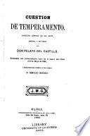 Cuestión de temperamento