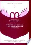 Cuestiones conceptuales y metodológicas de la lingüística