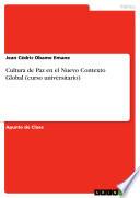 Cultura de Paz en el Nuevo Contexto Global (curso universitario)