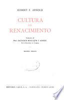 Cultura del renacimiento