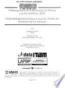 Cultura política de la democracia en México y en las Américas, 2014