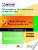 Cultura política de la democracia en Panamá, 2006