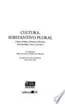 Cultura. Substantivo plural