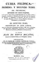 Curia filípica, primero, y segundo tomo