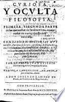 Curiosa y oculta filosofia