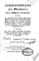 Curso Completo de Anatomía del Cuerpo Humano: Miología, 1797, [10], 316 p