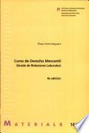 Curso de derecho mercantil