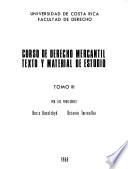 Curso de derecho mercantil