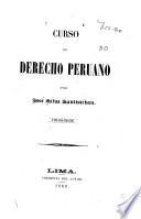 Curso de derecho peruano