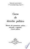 Curso de derecho político