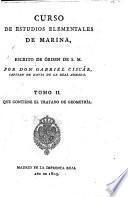 Curso de Estudios Elementales de Marina, etc