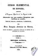Curso elemental de historia