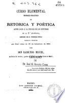 Curso elemental teórico-práctico de retórica y poetica