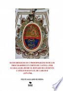 DATOS BIOGRÁFICOS Y PROSOPOGRÁFICOS DE LOS PROCURADORES EN CORTES DE CASTILLA POR GUADALAJARA DESDE EL REINADO DE LOS REYES CATÓLICOS HASTA [...]