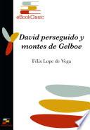 David perseguido y montes de Gelboe (Anotado)